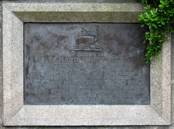 The Trevithick Plaque, Camborne
